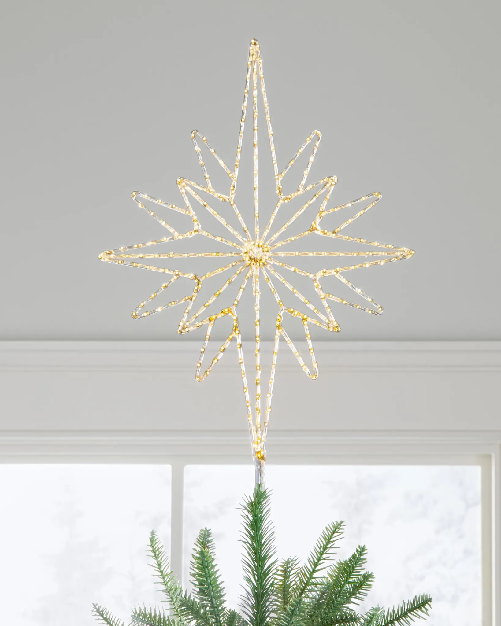 Hot Lit Bethlehem Star Christmas Tree Toppers Toppers