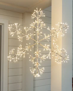 Sale Lit LED Winter Flurry Snowflakes Outdoor Lights