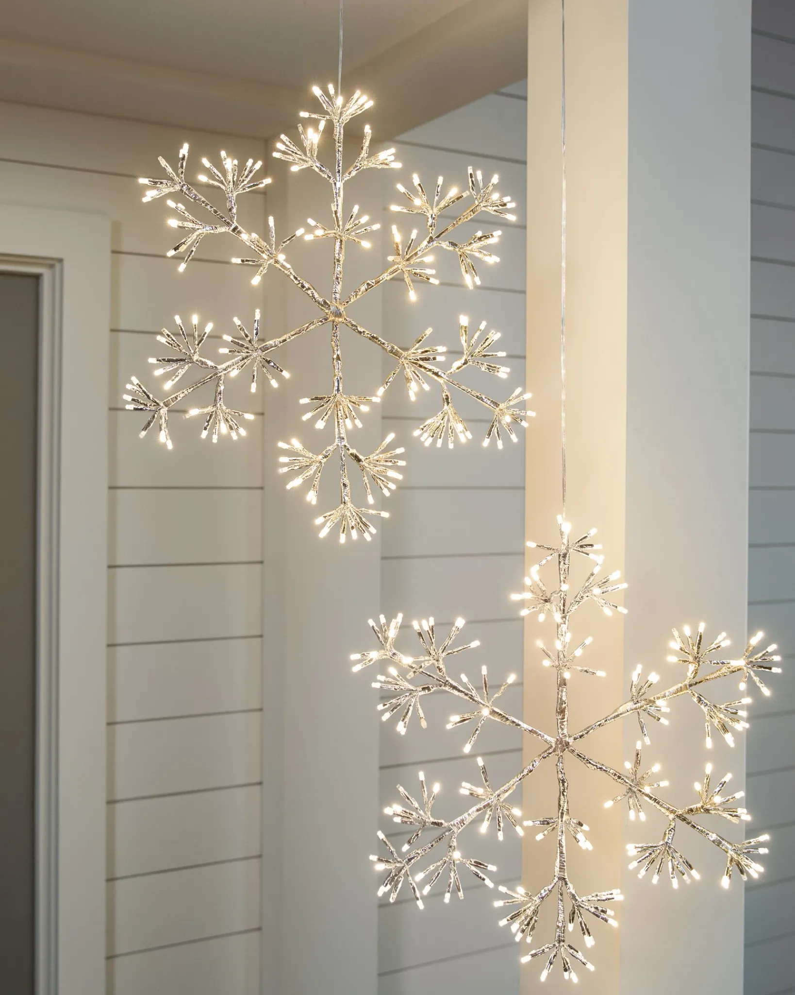 Sale Lit LED Winter Flurry Snowflakes Outdoor Lights