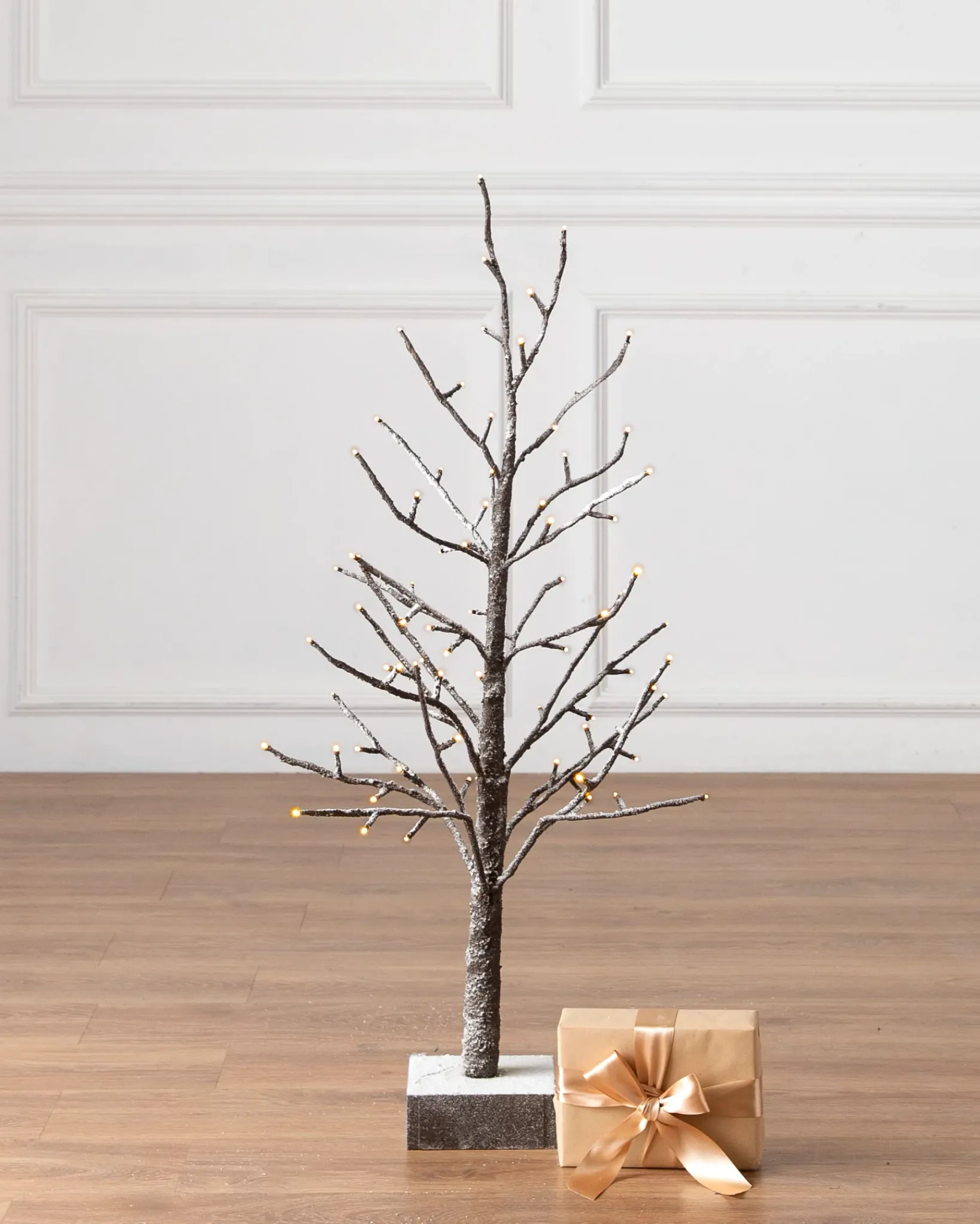 New Lit Snowy Branch LED Trees Tabletop & Accent Trees