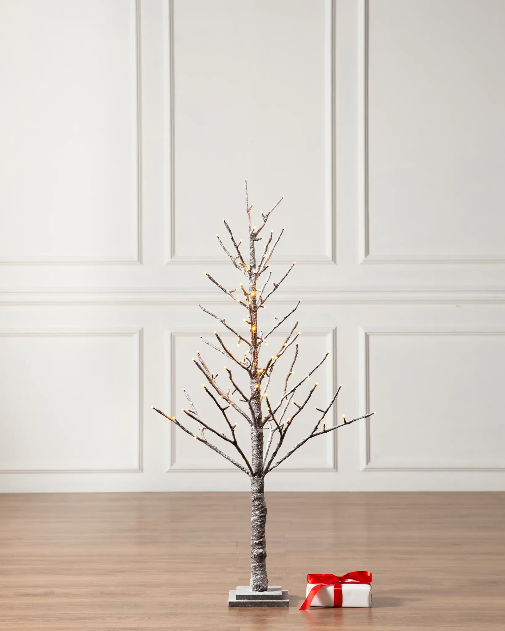 New Lit Snowy Branch LED Trees Tabletop & Accent Trees