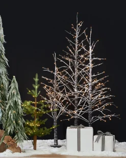 New Lit Snowy Branch LED Trees Tabletop & Accent Trees