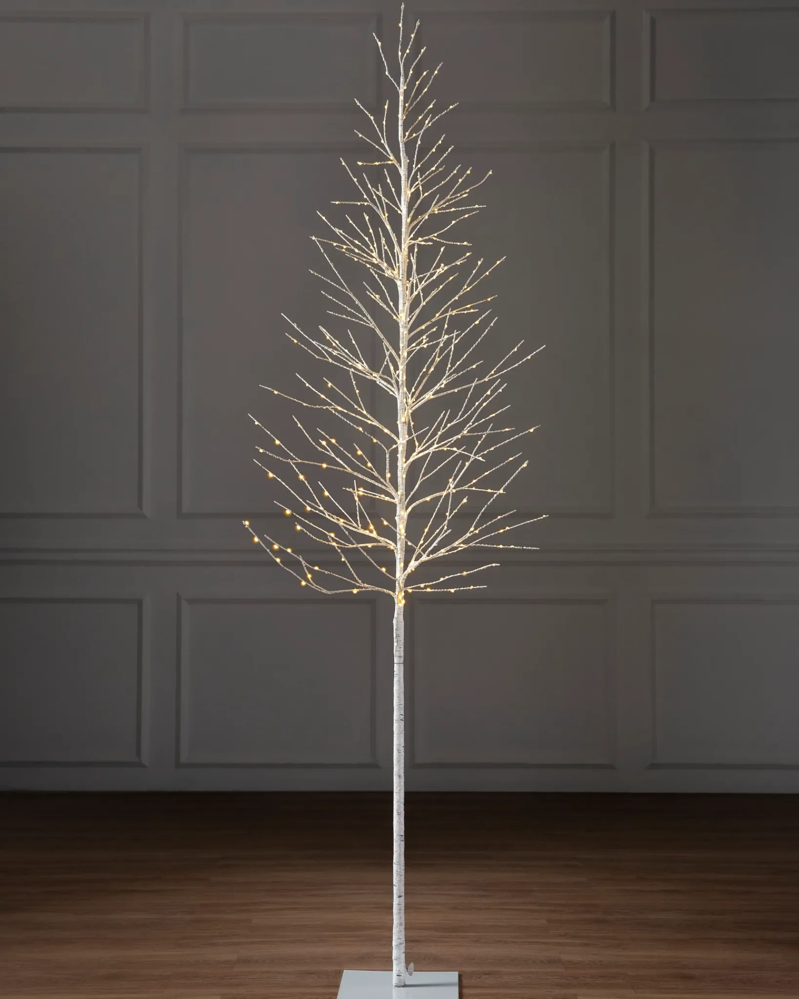 New Lit Winter Birch LED Trees Tabletop & Accent Trees