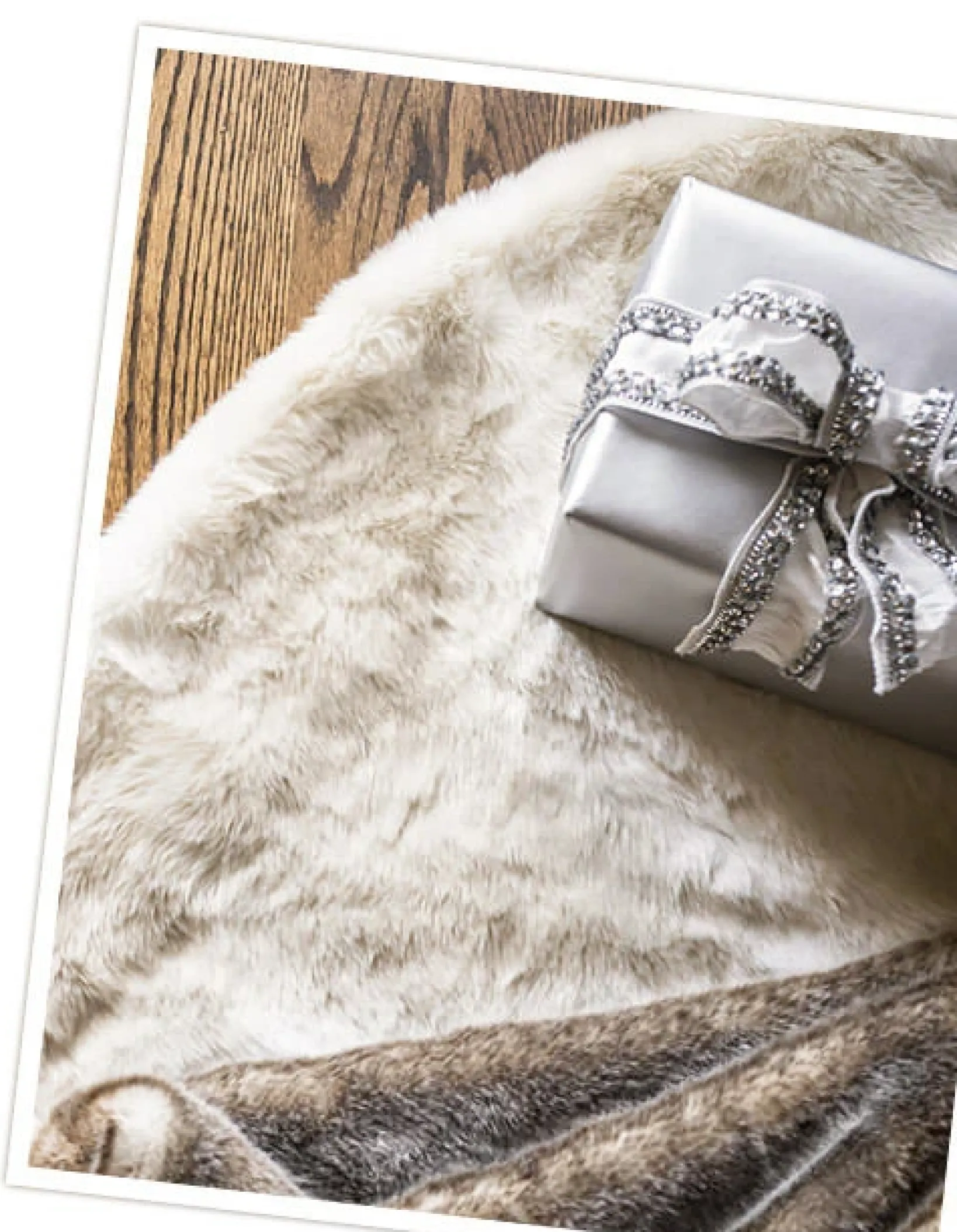 New Lodge Faux Fur Tree Skirts Skirts & Collars
