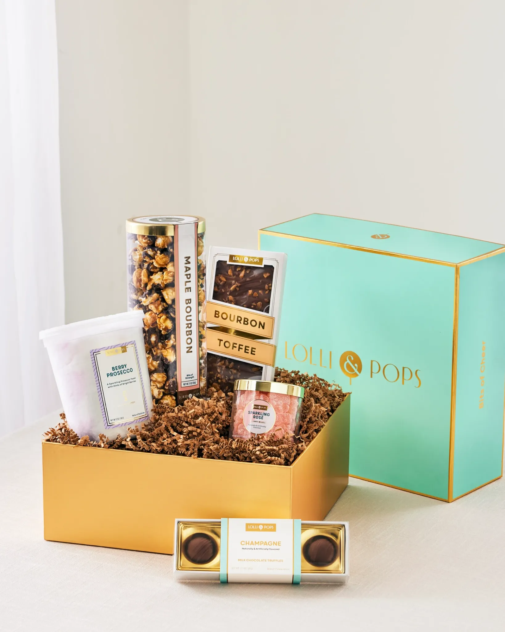 Clearance Lolli & Pops Merry Mocktail Gift Box Holiday Gourmet Gifts