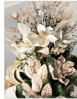 Sale Magnolia Bouquet Christmas Tree Topper Toppers