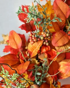 Best Maple Leaf & Japanese Lantern Foliage Wreaths