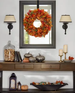 Best Maple Leaf & Japanese Lantern Foliage Wreaths