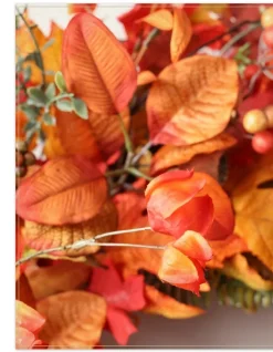 Best Maple Leaf & Japanese Lantern Foliage Wreaths