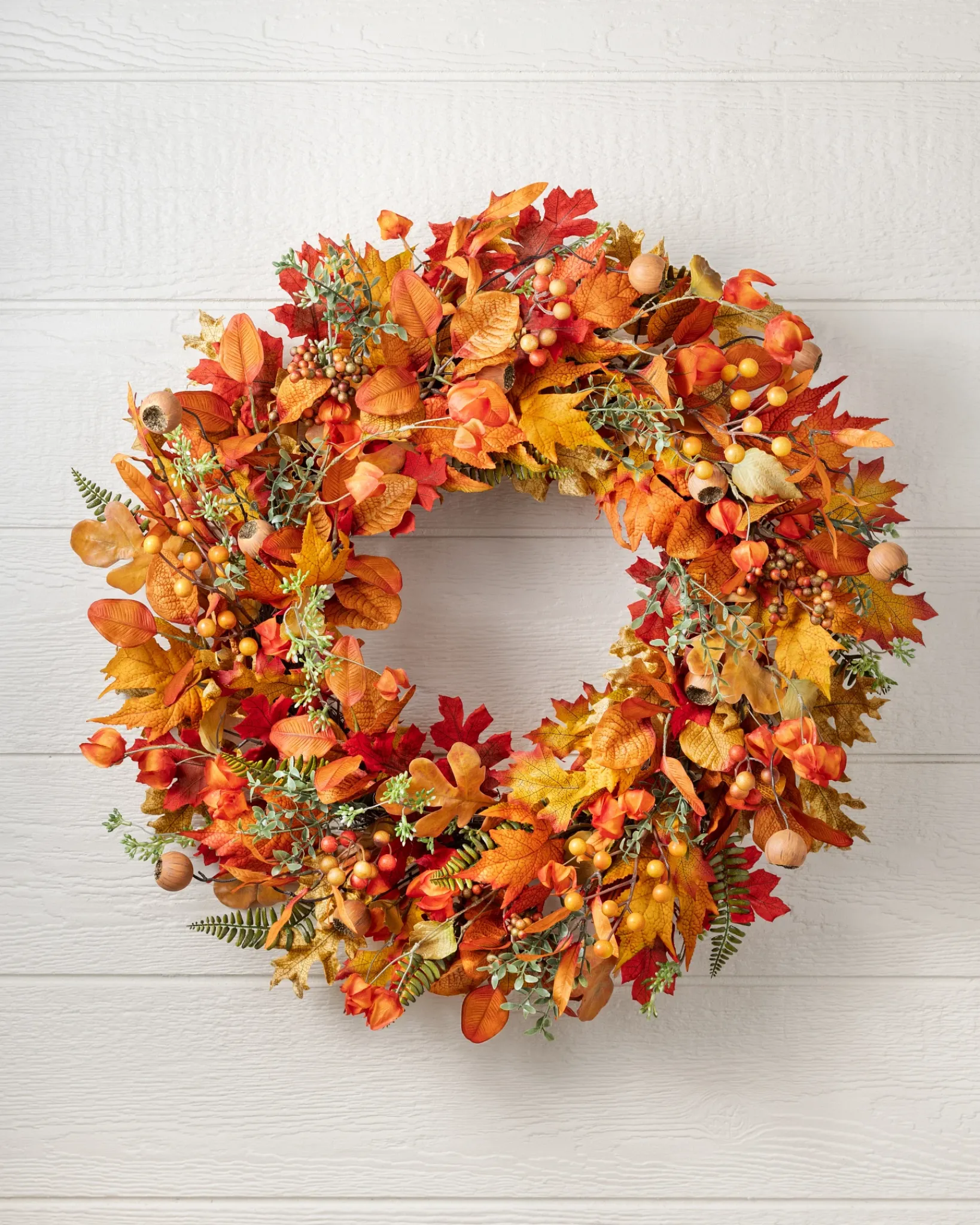 Best Maple Leaf & Japanese Lantern Foliage Wreaths