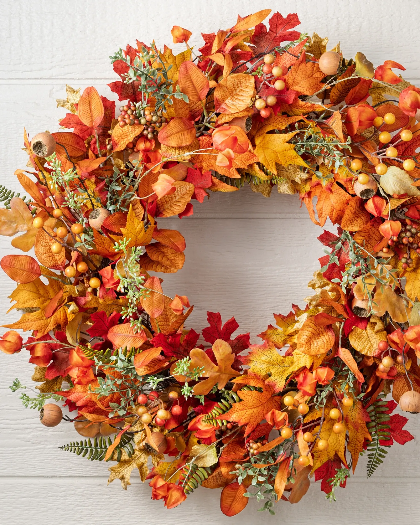 Best Maple Leaf & Japanese Lantern Foliage Wreaths