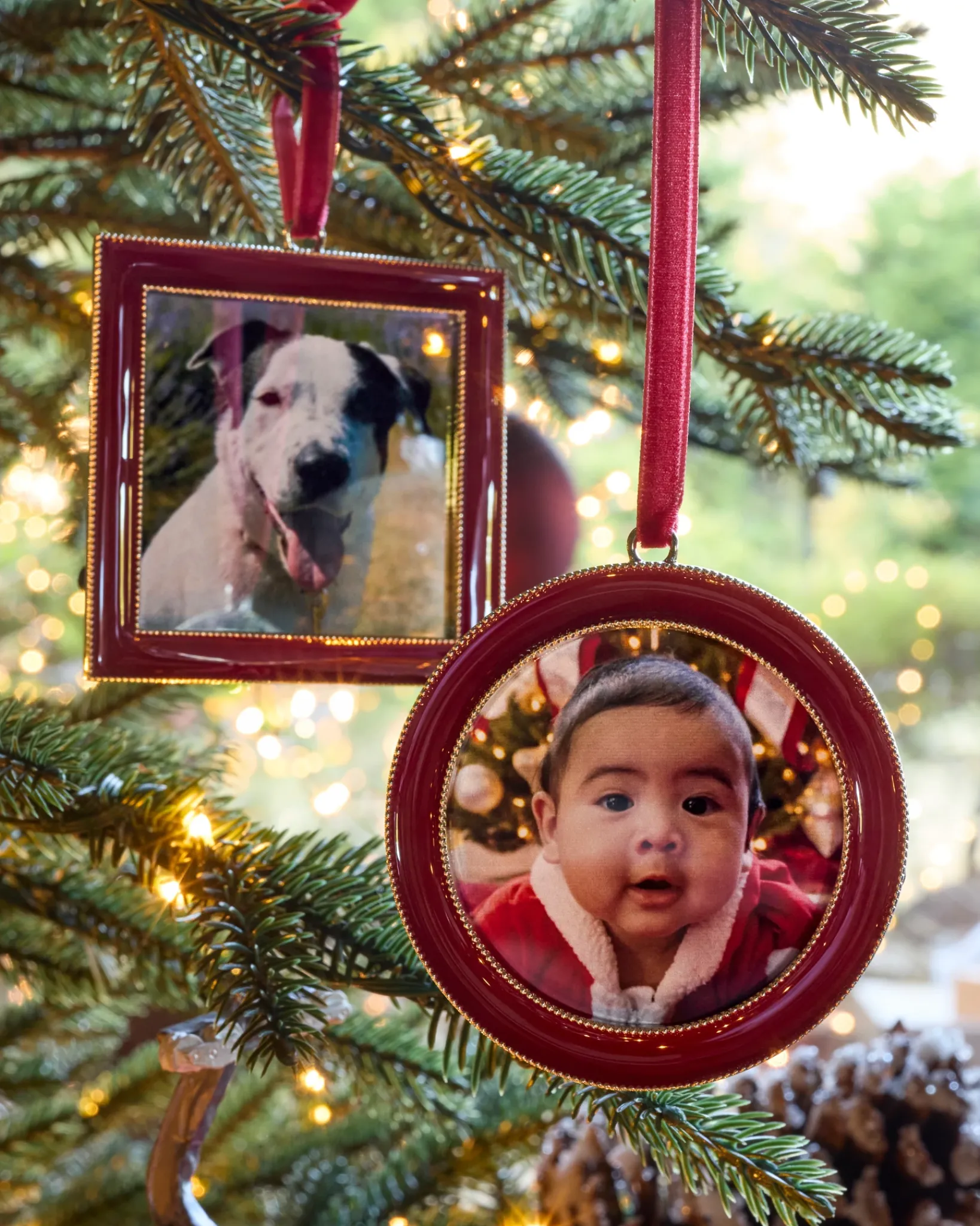 Clearance Merry Memories Photo Frame Ornament Set Ornaments
