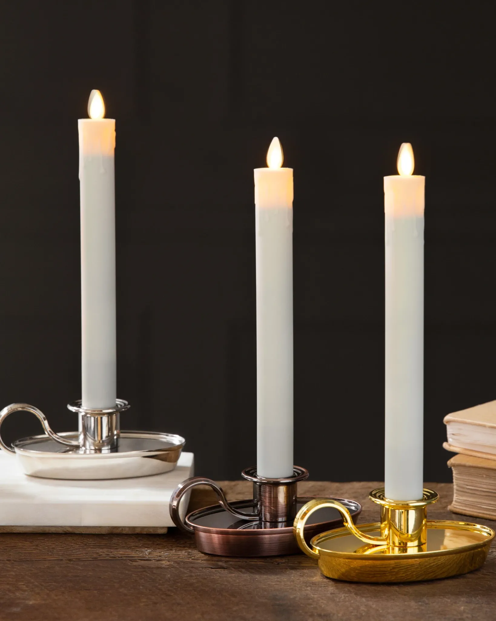 New Miracle Flame LED Chamberstick Candles Candles & Scents|Candles & Scents