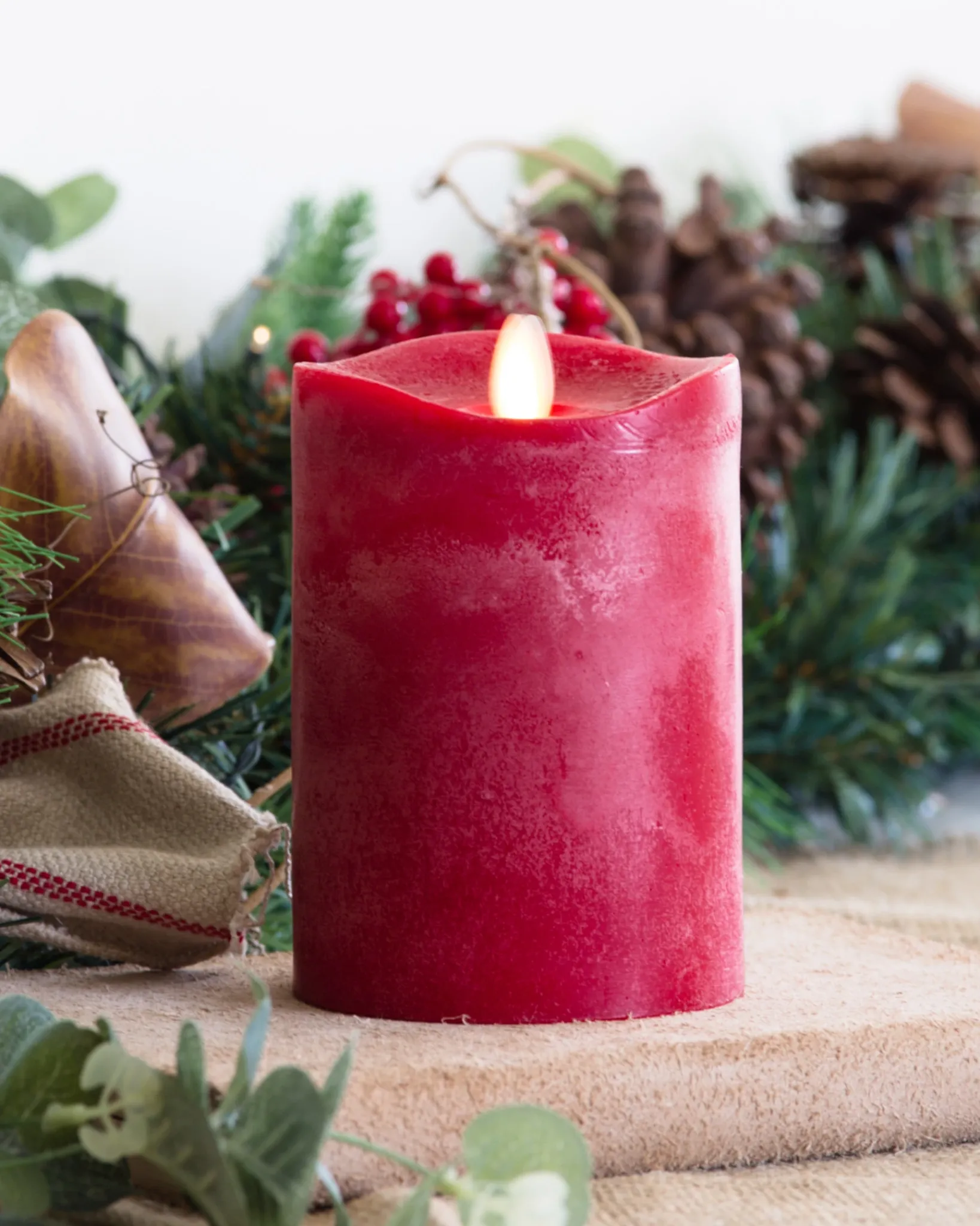 New Miracle Flame LED Wax Pillar Candles Candles & Scents|Candles & Scents