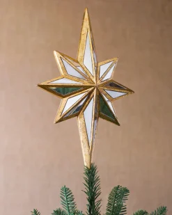 Hot Mirrored Star Christmas Tree Topper Toppers