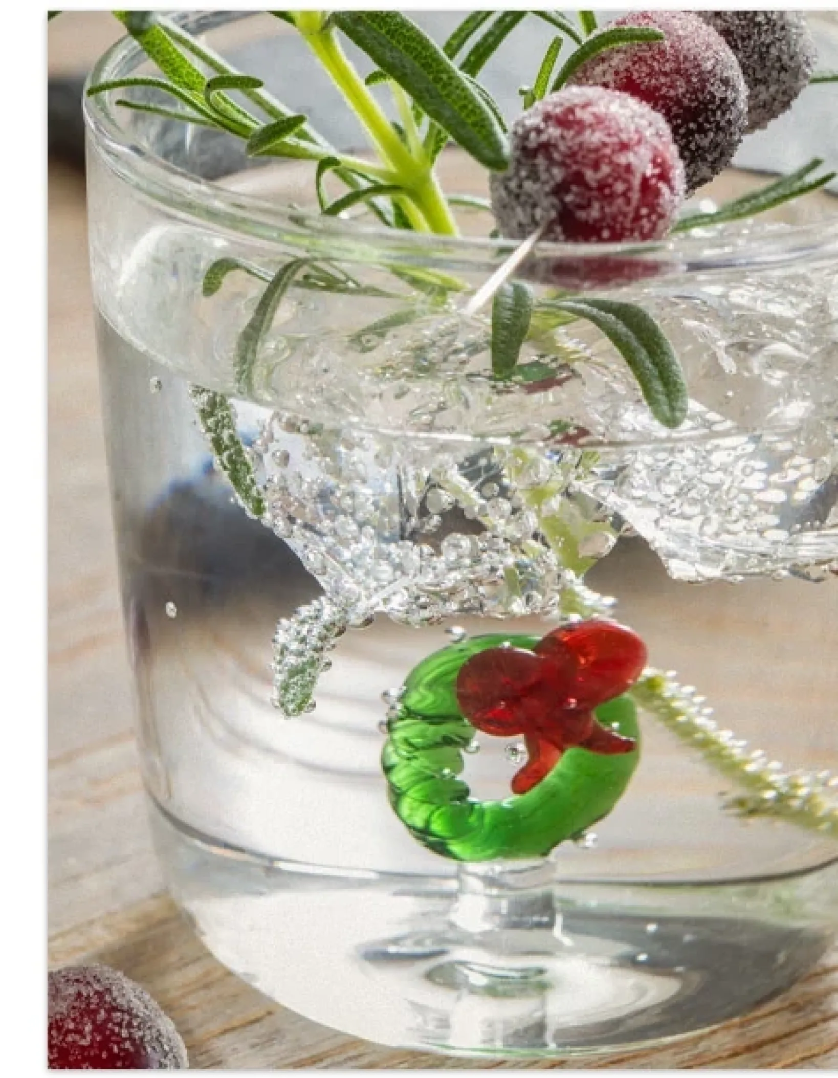 Best Mistletoe Kiss Cocktail Gift Box Platters & Drinkware|Holiday Gourmet Gifts
