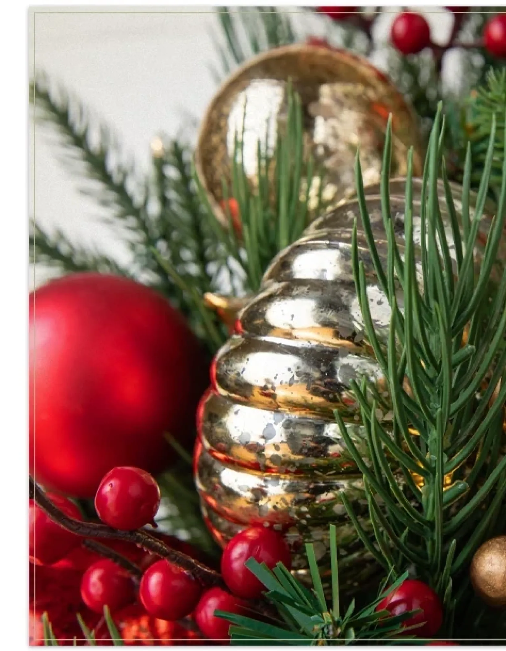 Outlet Outdoor Christmas Charm Foliage 26 - 28 Inch|Outdoor Safe