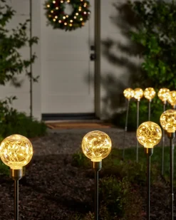 Discount Outdoor Globe Pathway Light Sets Outdoor Lights