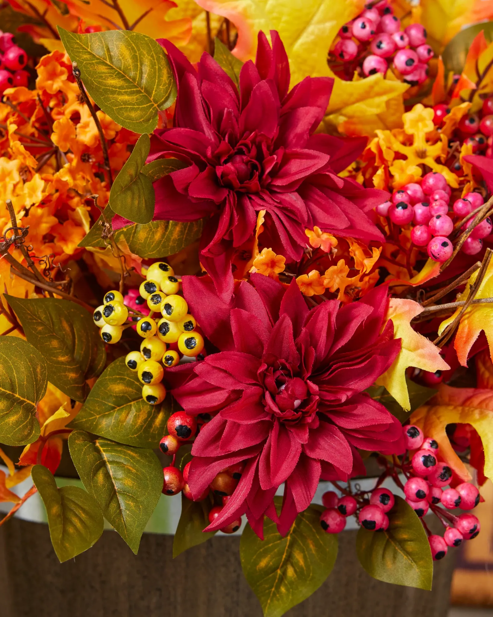 Sale Outdoor Harvest Bloom Foliage Wreaths|Outdoor Safe