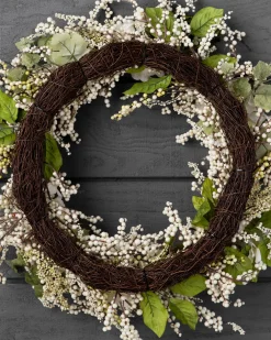 Discount Outdoor Hydrangea Berry Foliage Wreaths