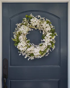 Discount Outdoor Hydrangea Berry Foliage Wreaths