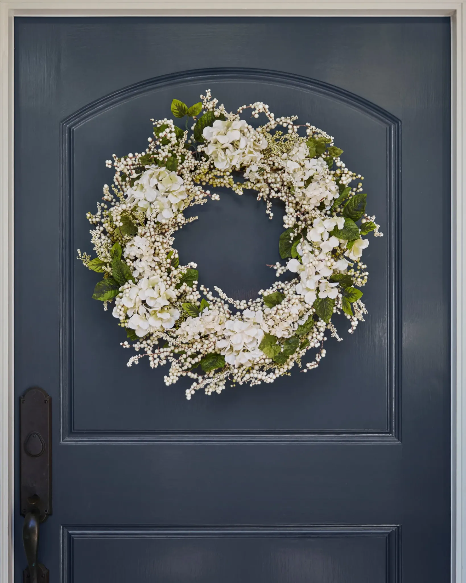 Discount Outdoor Hydrangea Berry Foliage Wreaths