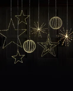 Online Outdoor LED Lit Stars Outdoor Lights