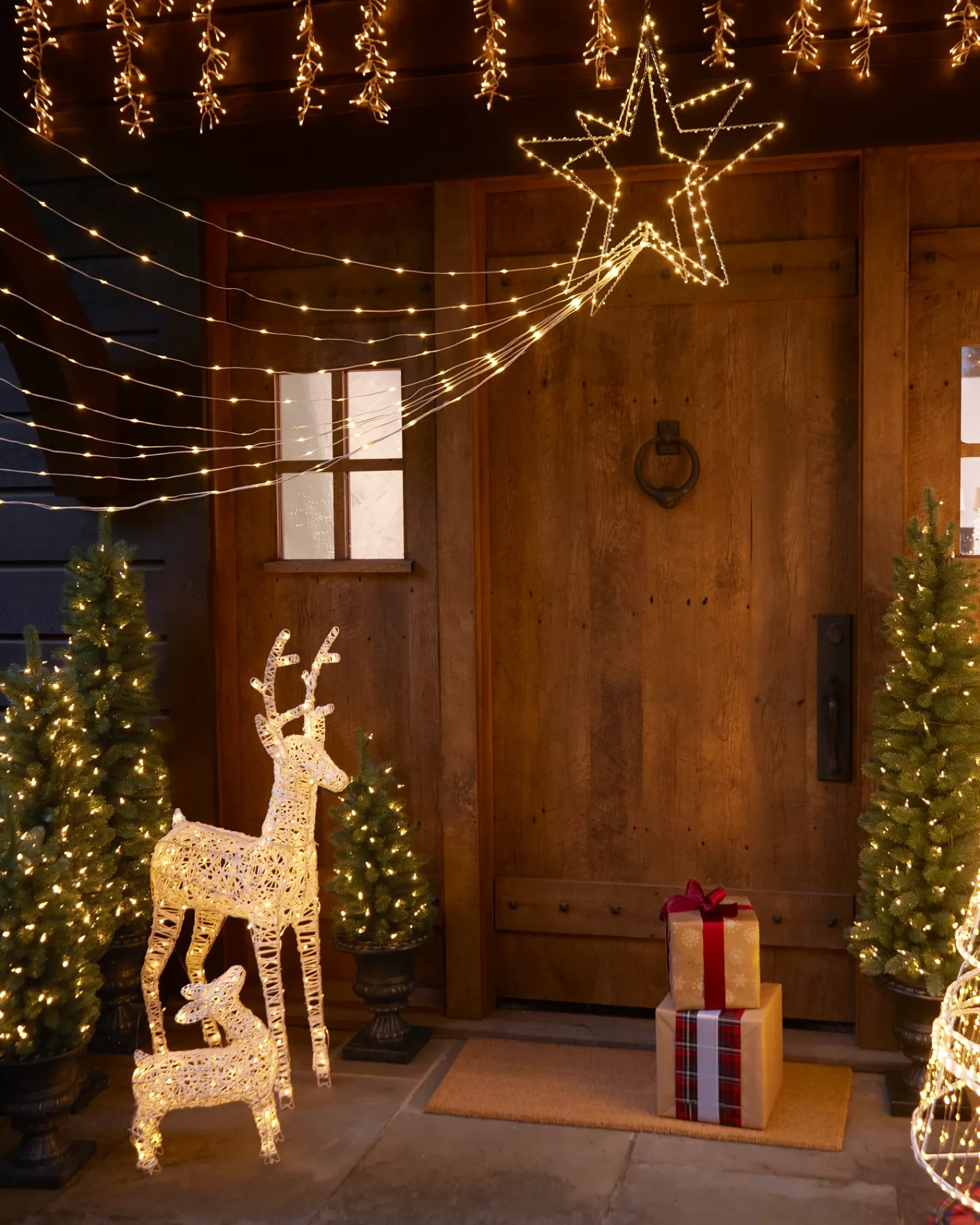 Online Outdoor LED Lit Stars Outdoor Lights