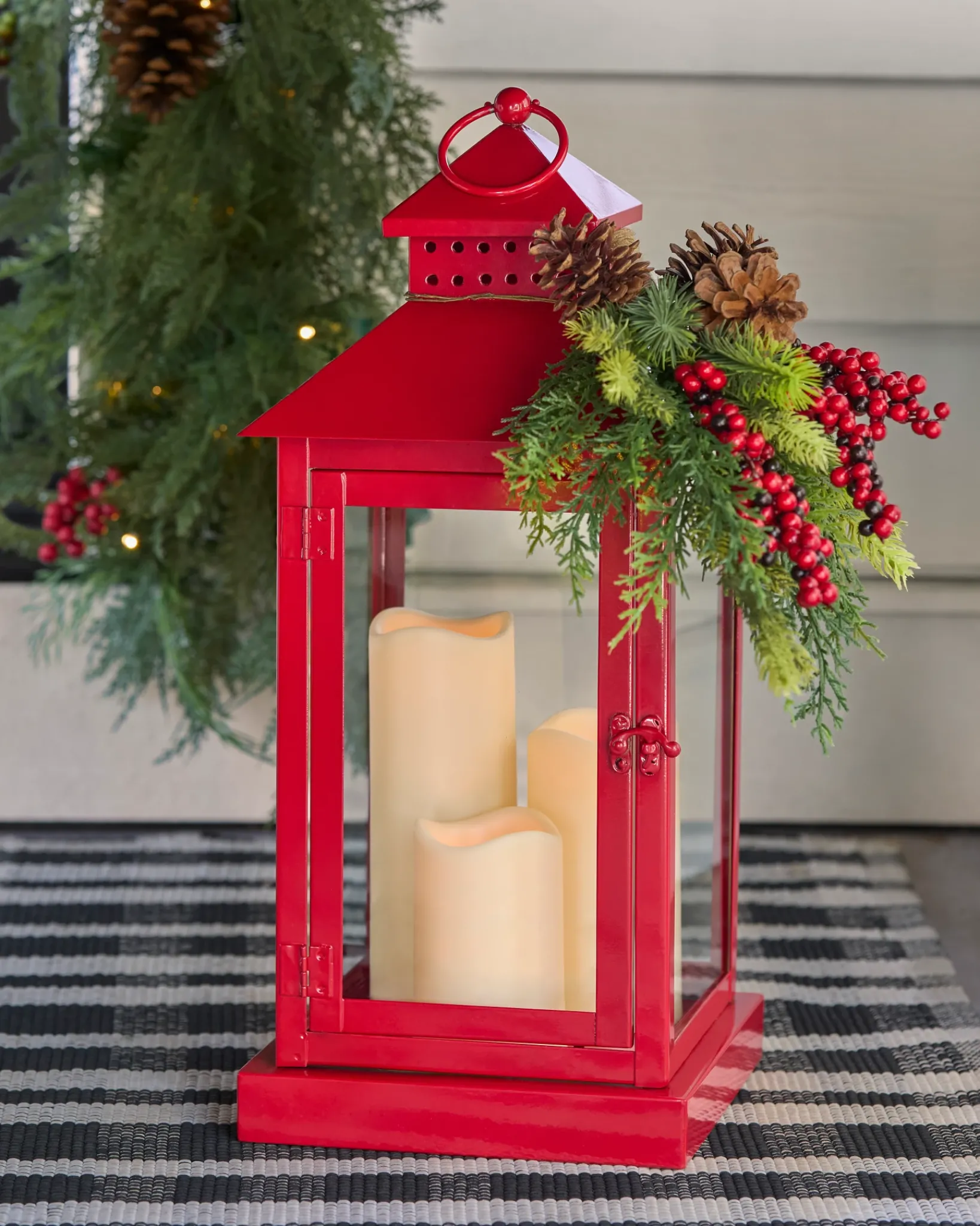 Outlet Outdoor Lit Holiday Lanterns String Lighting & Lanterns