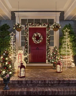 Best Outdoor Lit Nordic Splendor Foliage 8 - 10 Feet|Outdoor Safe