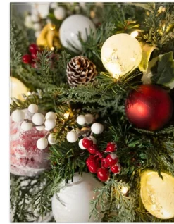 Best Outdoor Lit Nordic Splendor Foliage 8 - 10 Feet|Outdoor Safe