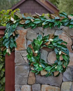 Hot Outdoor Magnolia Leaves Foliage Outdoor Safe|Garlands