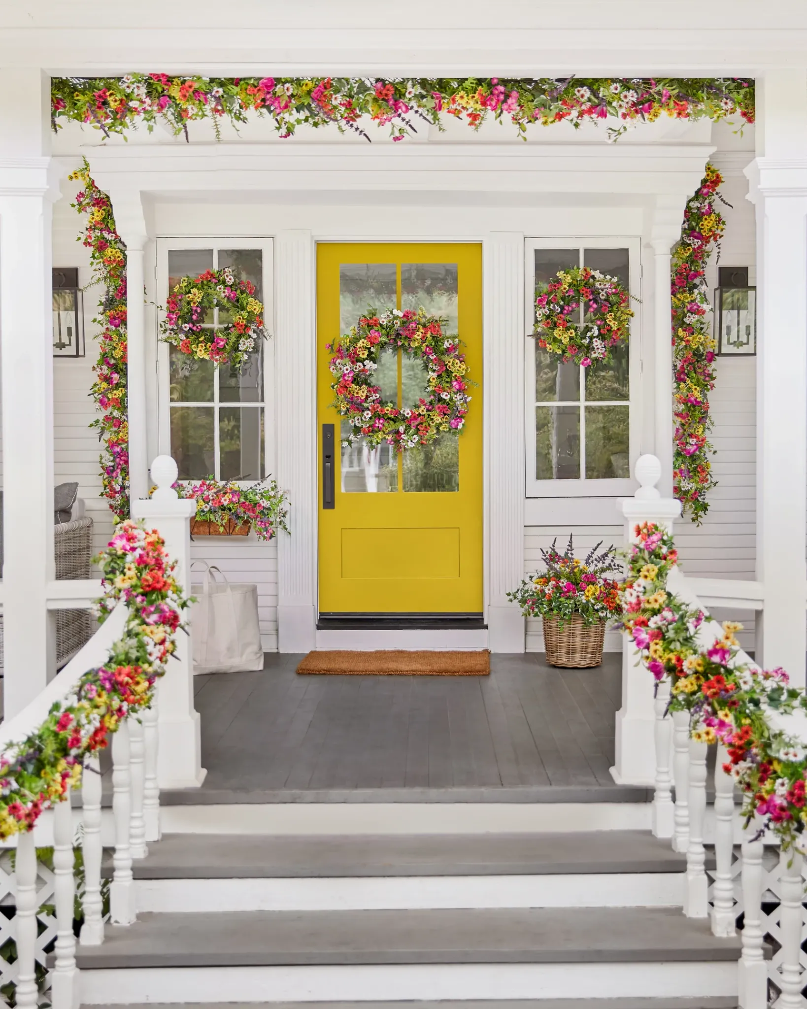 Discount Outdoor Meadow Foliage Wreaths|Garlands