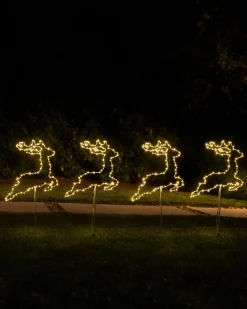 Outlet Outdoor North Pole Express Pathway Light Sets Yard Decorations|Outdoor Lights