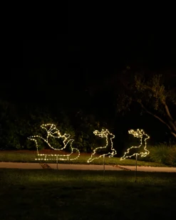 Outlet Outdoor North Pole Express Pathway Light Sets Yard Decorations|Outdoor Lights