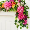 New Outdoor Radiant Peony Foliage Wreaths|Garlands