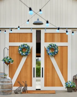 Best Outdoor Seaside Cottage Foliage Wreaths|Swags & Hanging Baskets