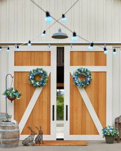 Best Outdoor Seaside Cottage Foliage Wreaths|Swags & Hanging Baskets