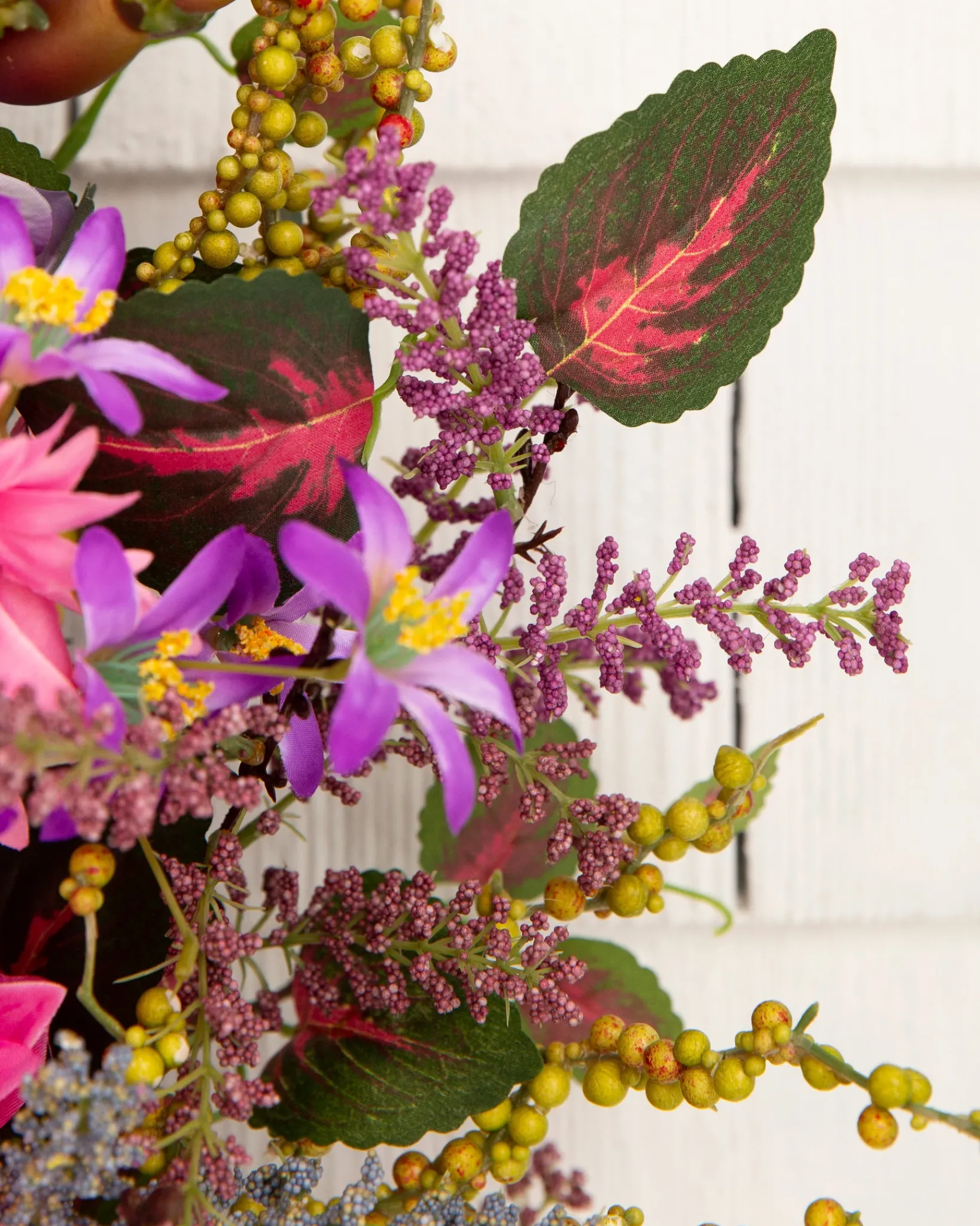 Hot Outdoor Vibrant Summer Bloom Foliage Wreaths|Garlands
