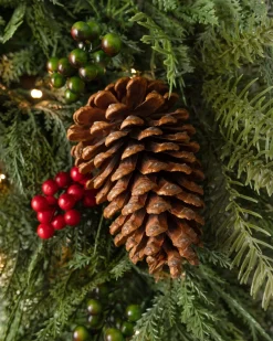 New Outdoor Winter Evergreen Foliage 18 - 24 Inch|Pre-Lit