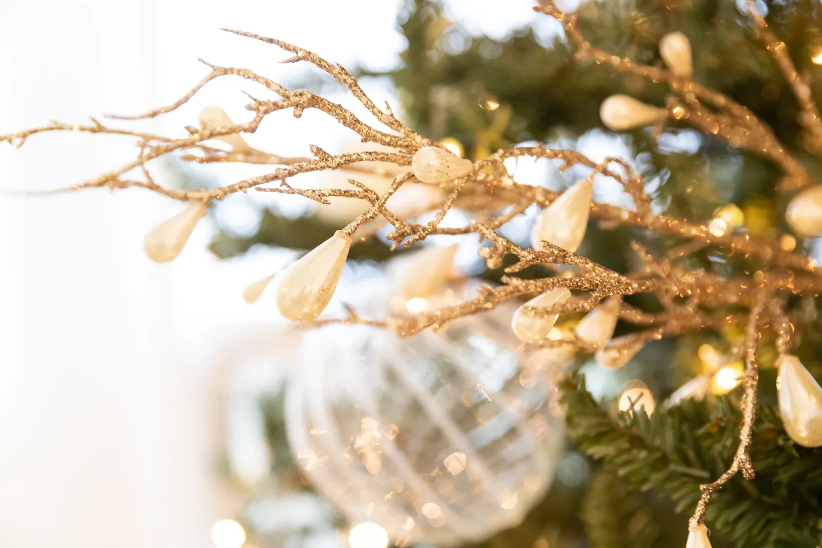 Outlet Pearl Branch Christmas Tree Picks Picks