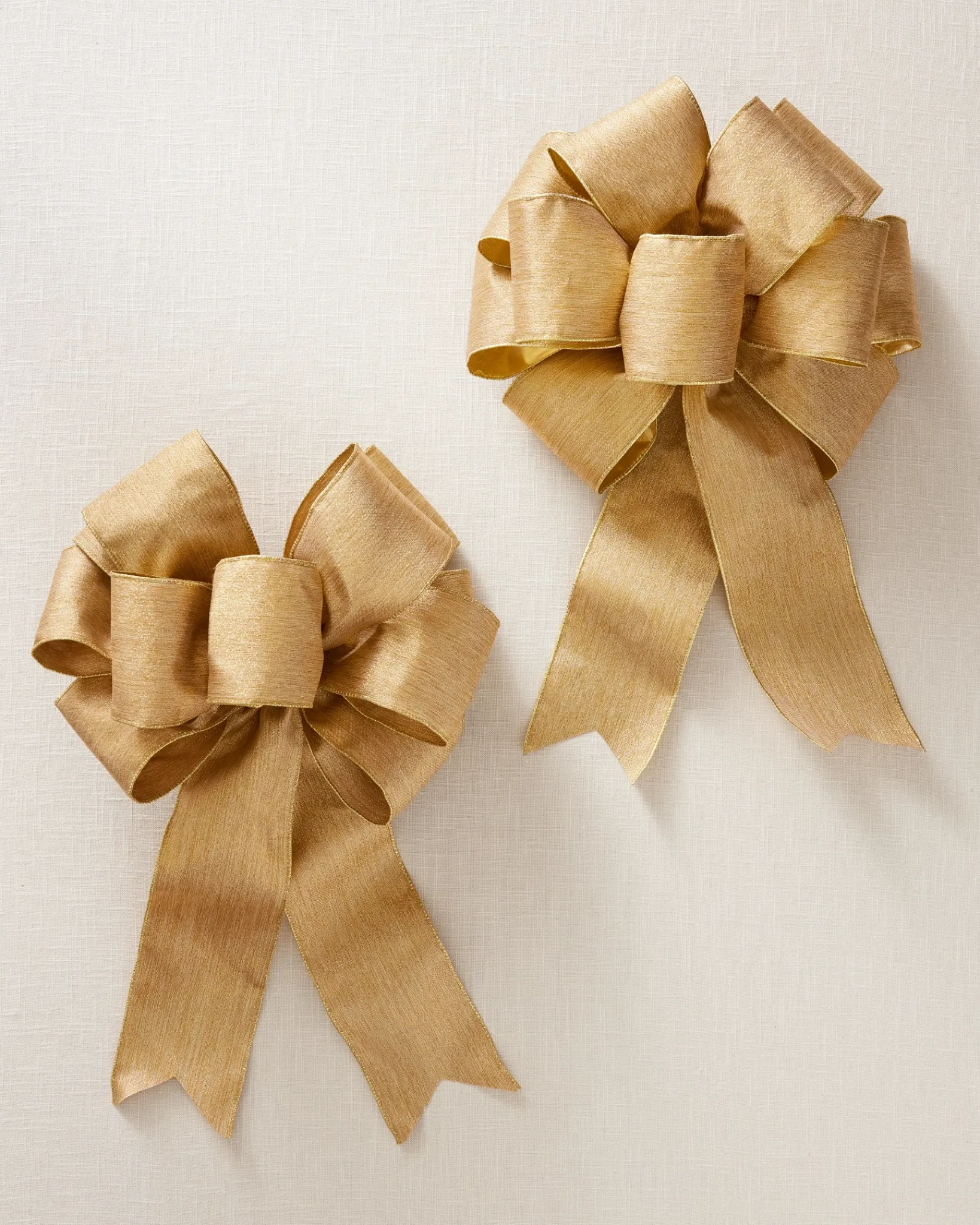 Discount Pre-Tied Christmas Tree Ribbon Bow Sets Ribbons