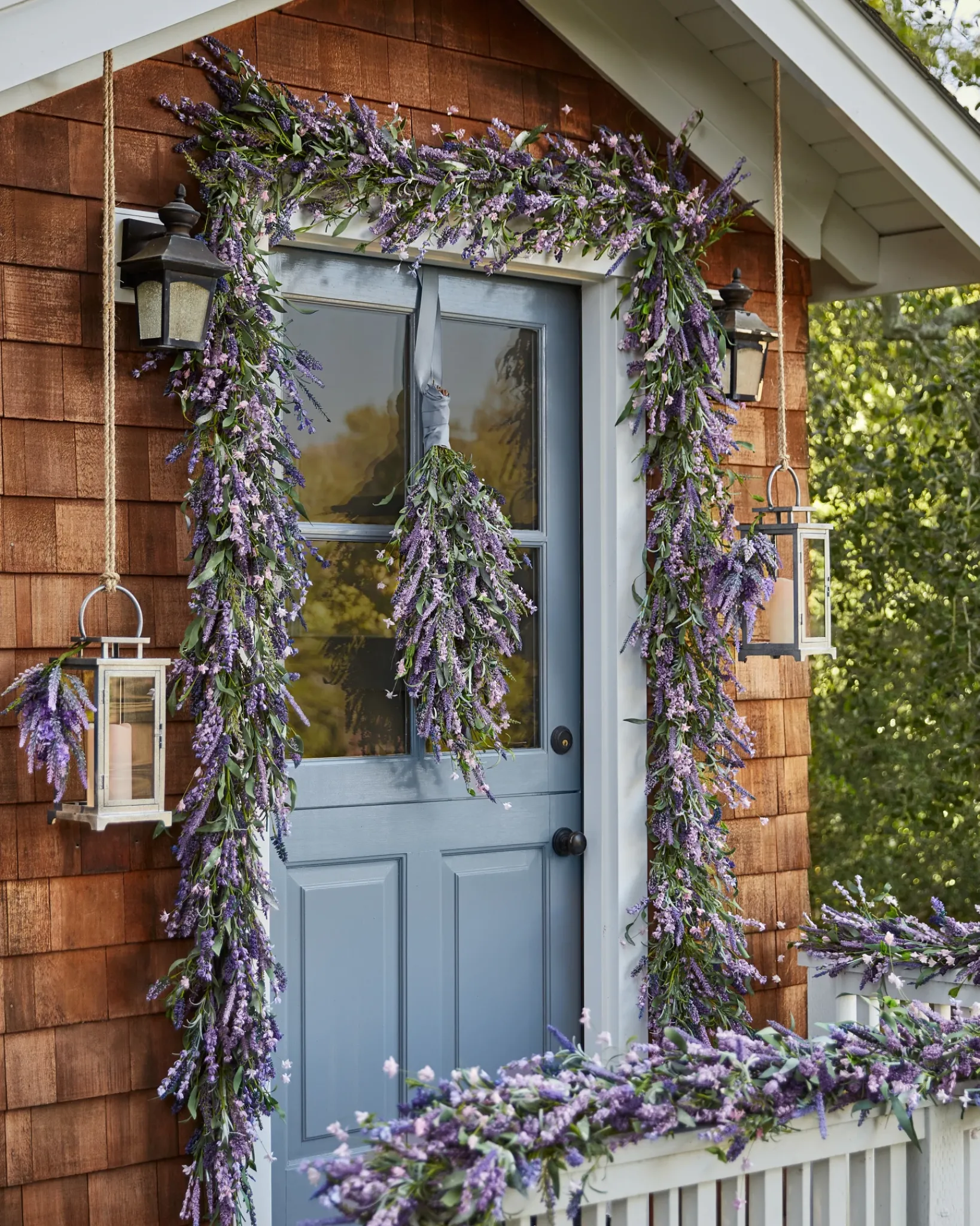 Provencal Lavender Foliage Wreaths|Garlands