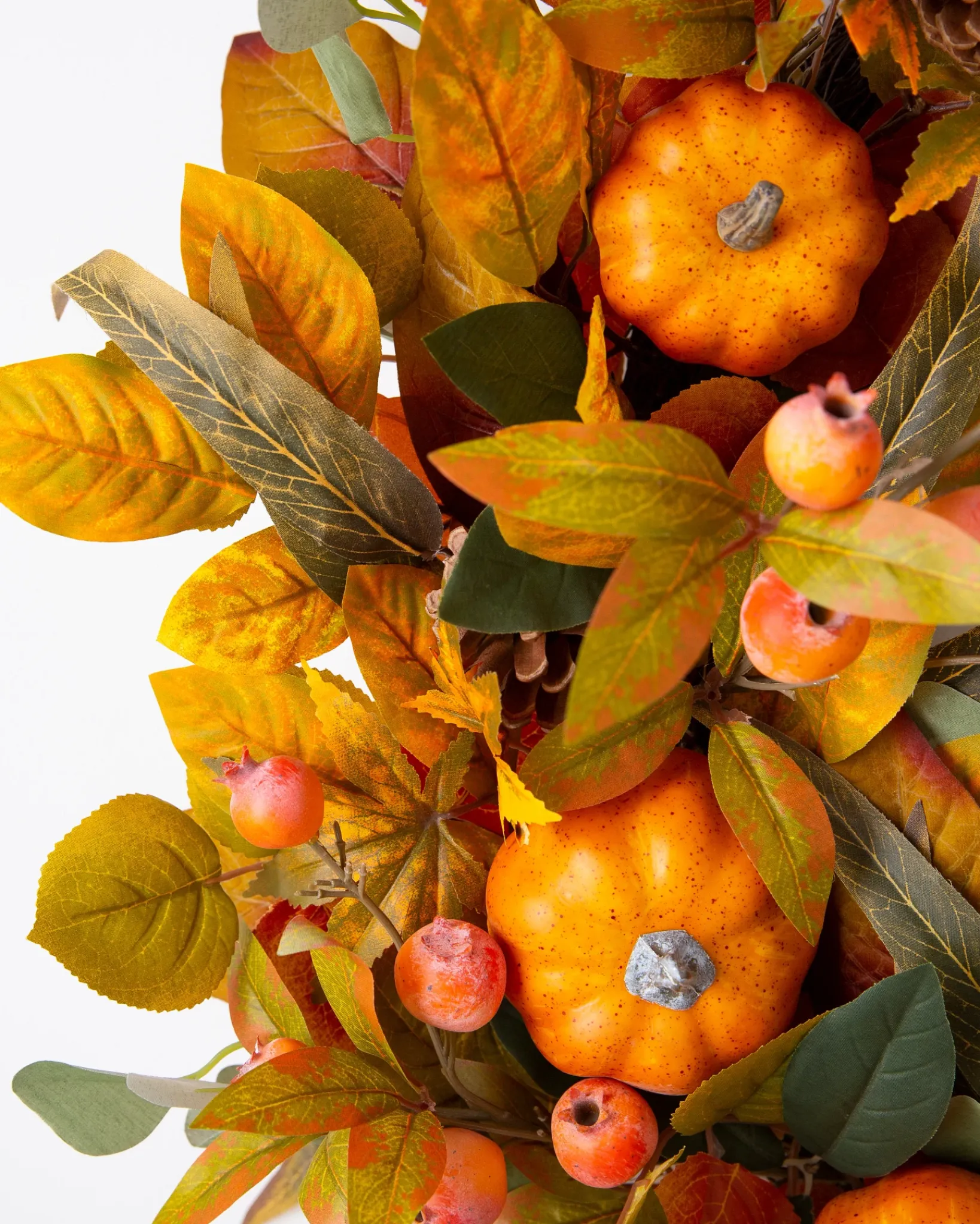 Hot Pumpkin & Eucalyptus Foliage Garlands