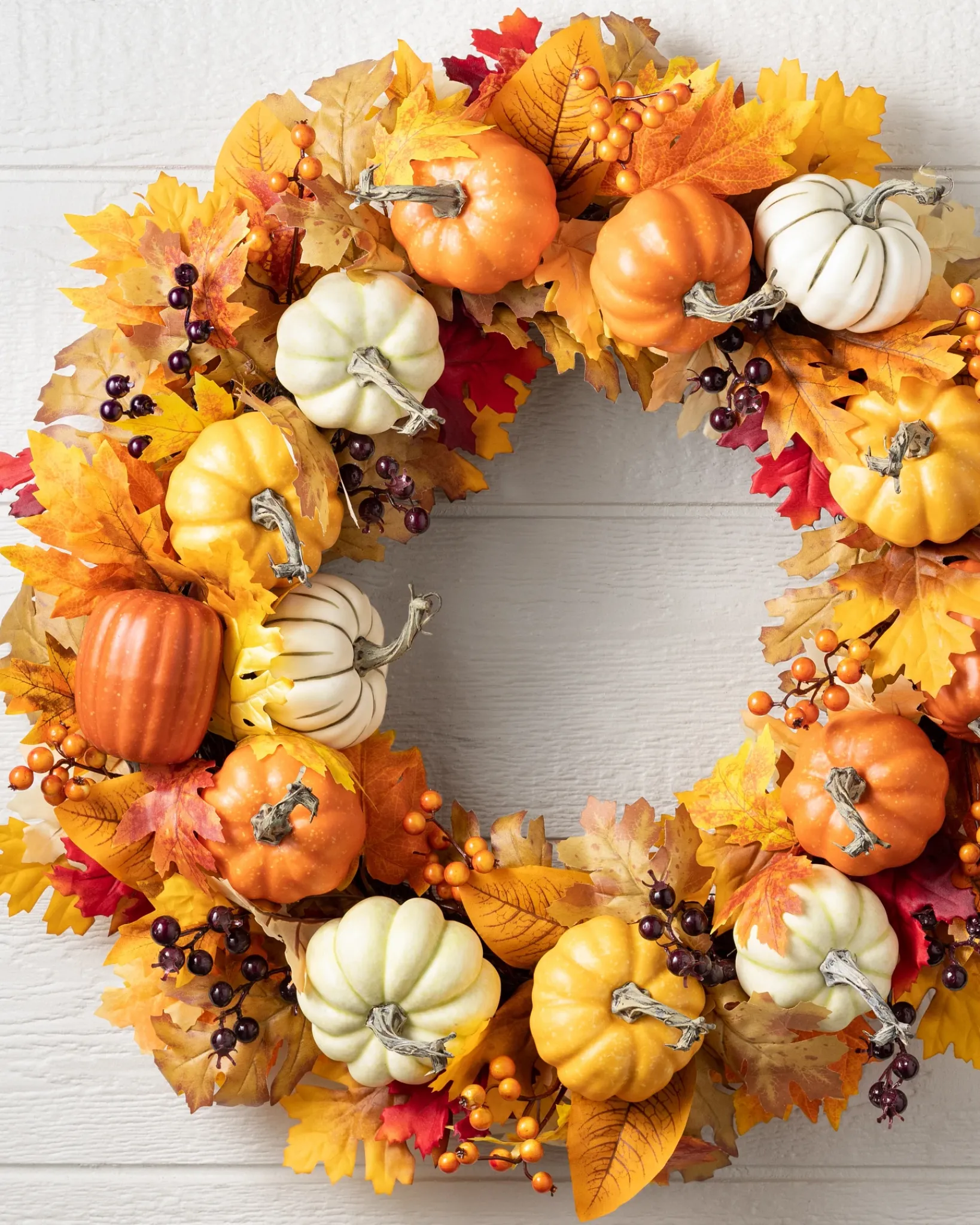Pumpkin Patch & Berry Foliage Wreaths