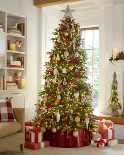 Hot Radiant Star Beaded Christmas Tree Topper Toppers