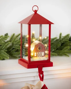 Red Lantern Christmas Stocking Holders Stockings & Holders