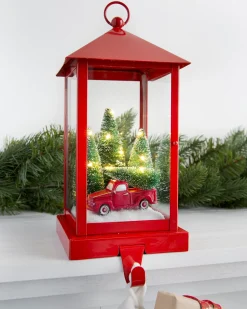 Red Lantern Christmas Stocking Holders Stockings & Holders