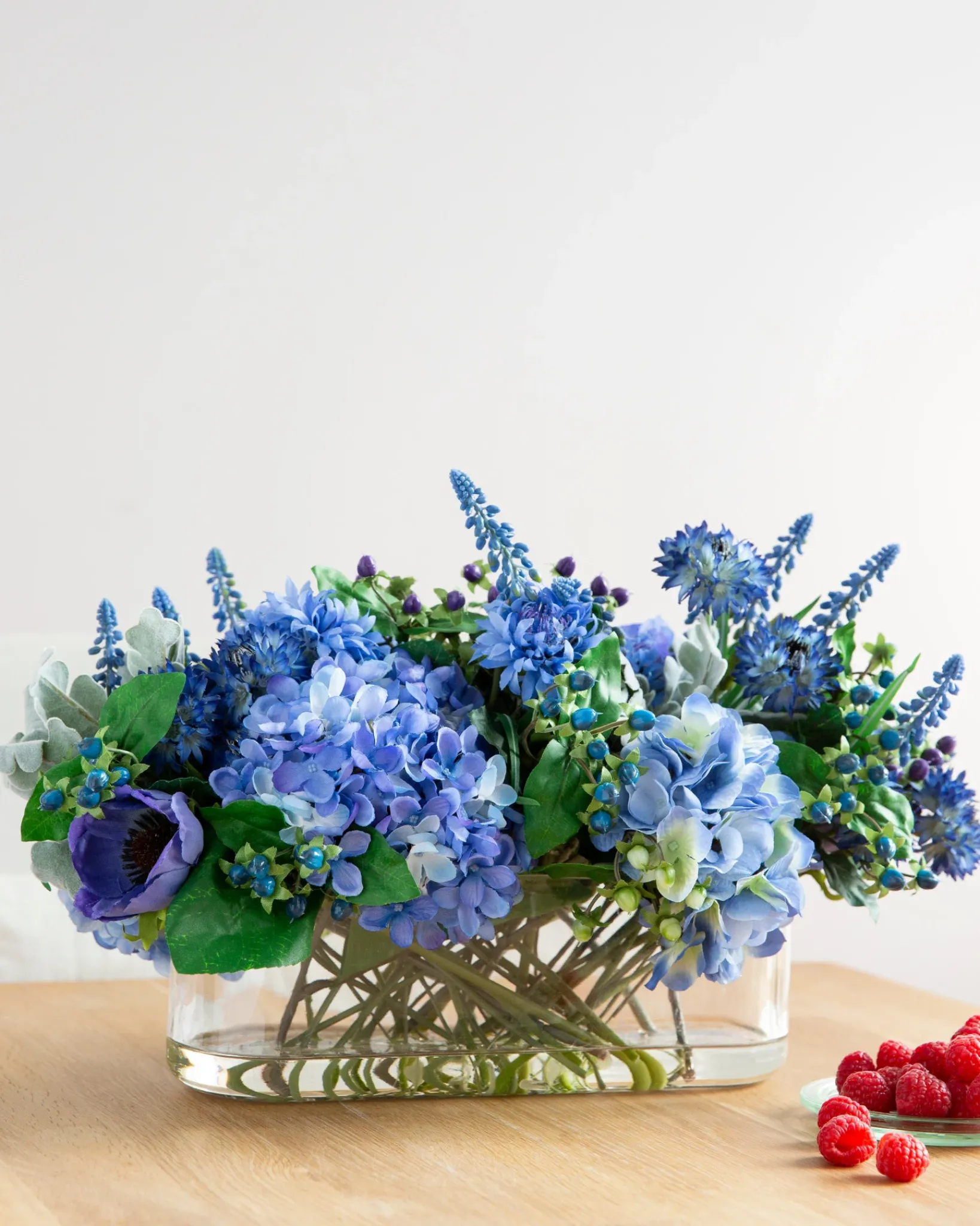 New Rhapsody In Blue Floral Flower Arrangements|Topiaries & Potted Flowers