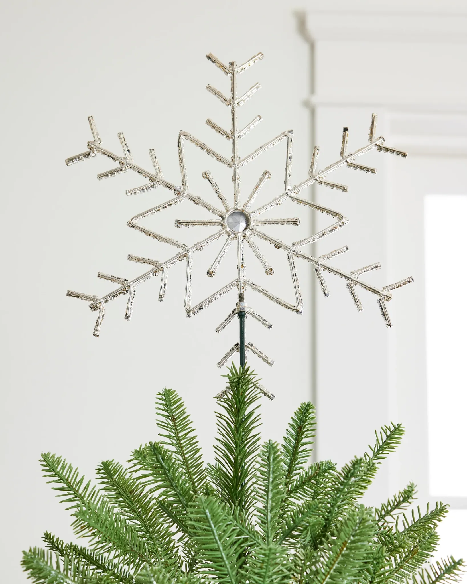 Online Rhinestone Snowflake Tree Toppers Toppers